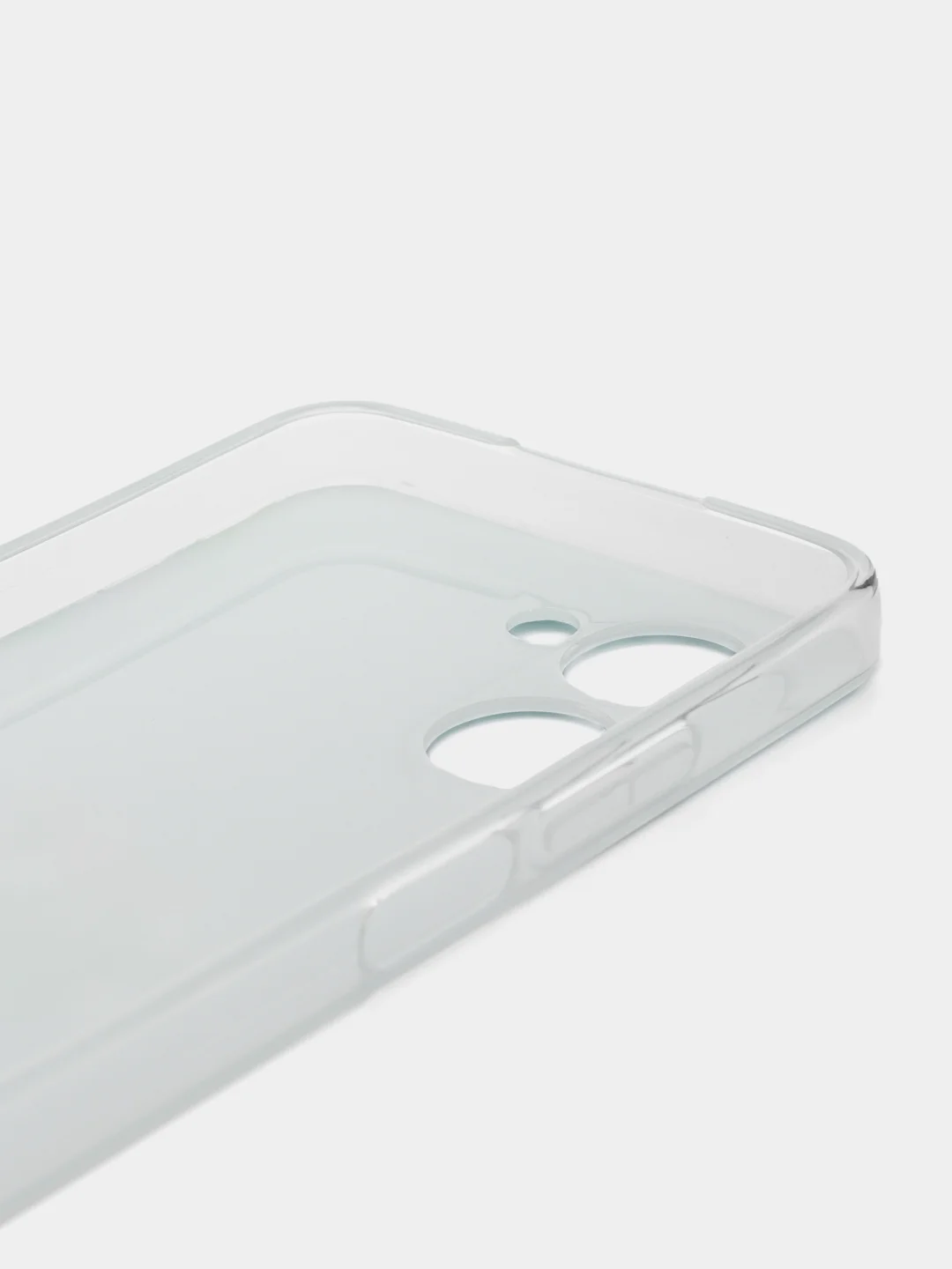 Голубой чехол для Realme C33 (Реалми С33), силиконовый, с рисунком
