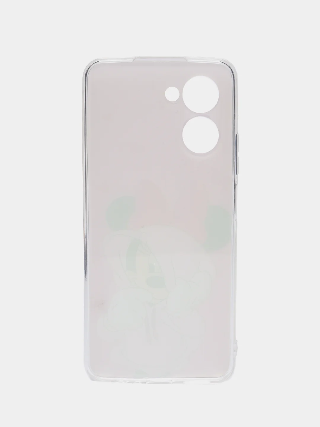 Розовый чехол для Realme C33 (Реалми С33), силиконовый, с рисунком