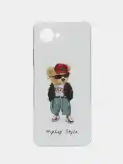 Молочный чехол для Realme C30, C30s, Narzo 50i Prime, с рисунком