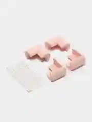 Розовый накладка на угол, 4 штуки