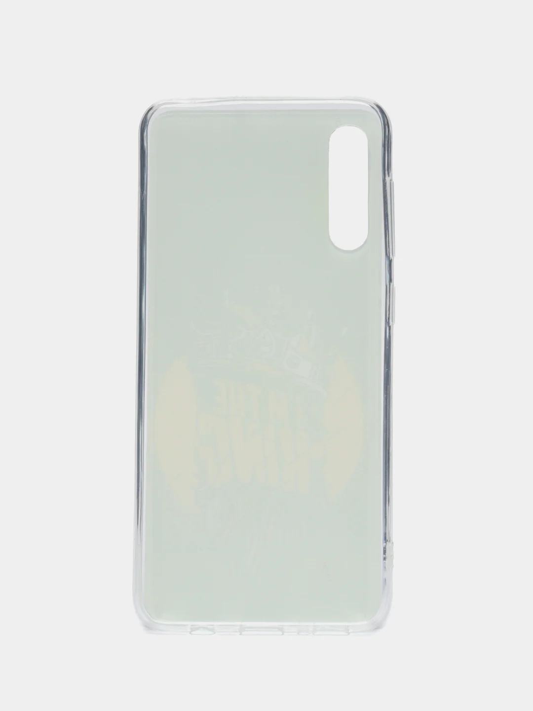 Желтый чехол силиконовый Samsung Galaxy A50 / A50s / A30s (Галакси), с рисунком