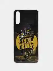 Желтый чехол силиконовый Samsung Galaxy A50 / A50s / A30s (Галакси), с рисунком