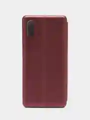 Бордовый чехол-книжка для Xiaomi Redmi 9A