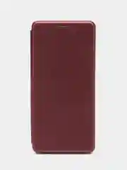 Бордовый чехол-книжка для Xiaomi Redmi 9A