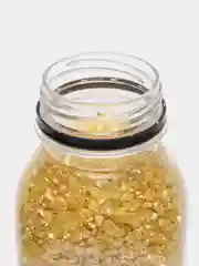 Желтый соль для ванны, с шиммером