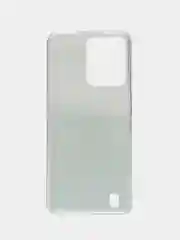 Серебряный чехол силиконовый на Realme C31 / Реалми С31, с рисунком