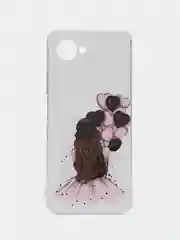 Пастельно-коралловый чехол для Realme C30, C30s, Narzo 50i Prime, с рисунком