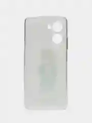 Белый чехол для Realme C33 (Реалми С33), силиконовый, с рисунком