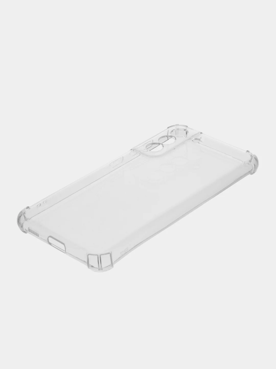 Прозрачный чехол для Samsung Galaxy S21 FE (Самсунг Галакси С21 ФЕ), прозрачный, силиконовый