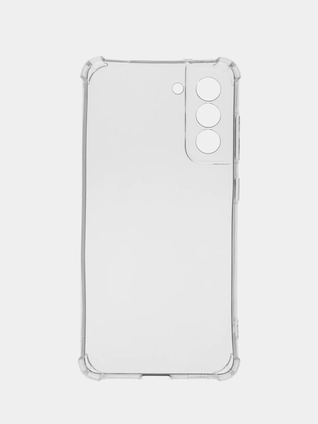 Прозрачный чехол для Samsung Galaxy S21 FE (Самсунг Галакси С21 ФЕ), прозрачный, силиконовый