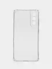 Прозрачный чехол для Samsung Galaxy S21 FE (Самсунг Галакси С21 ФЕ), прозрачный, силиконовый