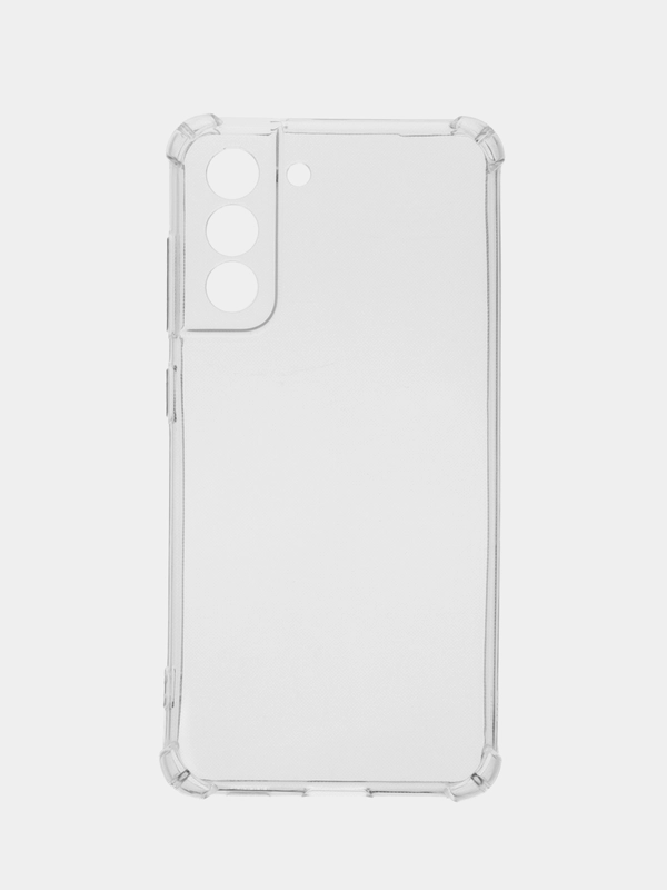 Чехол для Samsung Galaxy S21 FE (Самсунг Галакси С21 ФЕ), прозрачный, силиконовый