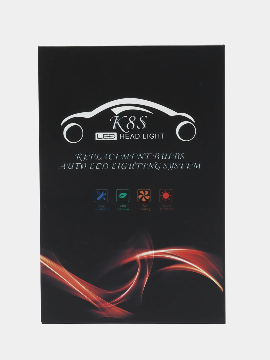 Светодиодная автомобильная LED лампа H1, H4, H7, H11, 9005, 9006, чип CSP 3570, 2 штуки