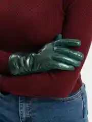 Бежевый перчатки женские, демисезонные