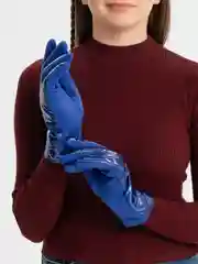 Индиго перчатки женские, демисезонные