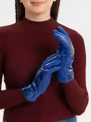 Индиго перчатки женские, демисезонные