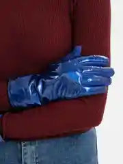Индиго перчатки женские, демисезонные