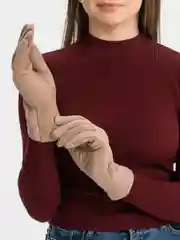 Хаки перчатки женские, демисезонные