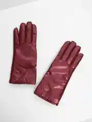 Алый перчатки женские, демисезонные