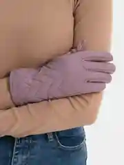Фуксия перчатки женские, демисезонные