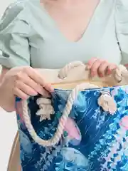 Голубой сумка женская, летняя