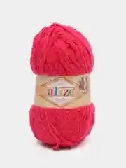 Коралловый меланж пряжа Alize Softy (Ализе Софти)