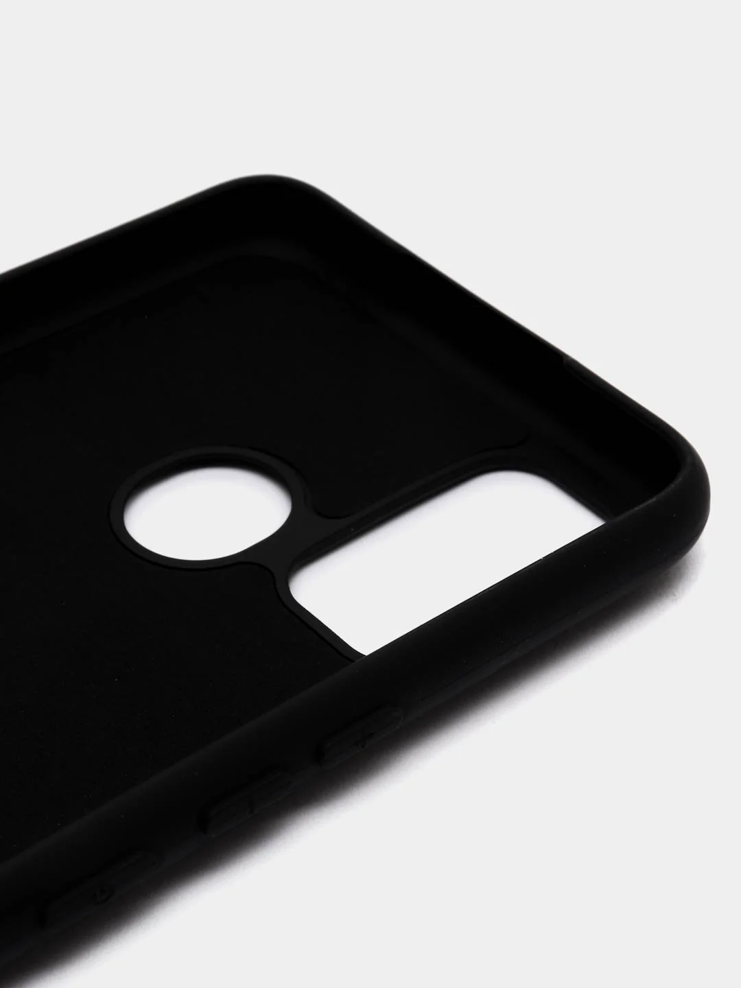 Черный чехол силиконовый Silicone Cover для Tecno Spark 7 (Техно Спарк 7)