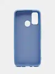 Небесно-голубой чехол силиконовый Silicone Cover для Tecno Spark 7 (Техно Спарк 7)
