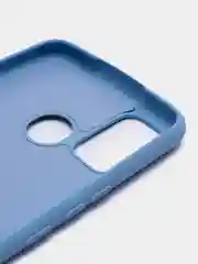 Небесно-голубой чехол силиконовый Silicone Cover для Tecno Spark 7 (Техно Спарк 7)