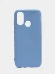 Небесно-голубой чехол силиконовый Silicone Cover для Tecno Spark 7 (Техно Спарк 7)
