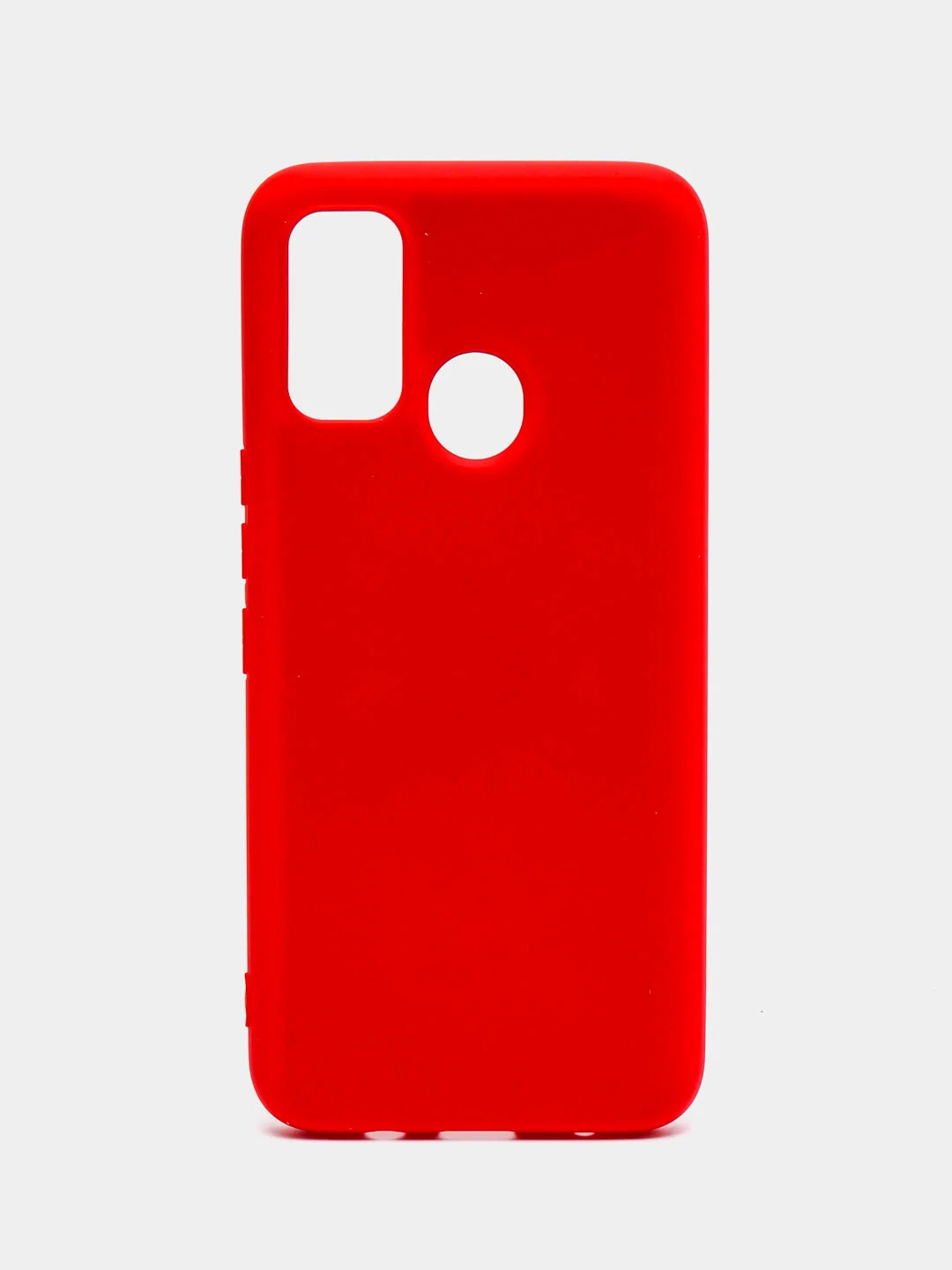 Красный чехол силиконовый Silicone Cover для Tecno Spark 7 (Техно Спарк 7)