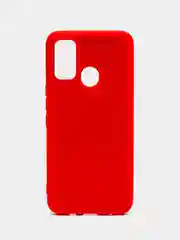 Красный чехол силиконовый Silicone Cover для Tecno Spark 7 (Техно Спарк 7)