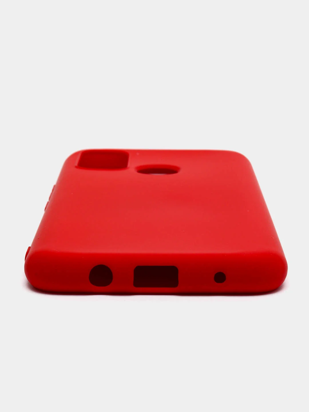 Красный чехол силиконовый Silicone Cover для Tecno Spark 7 (Техно Спарк 7)