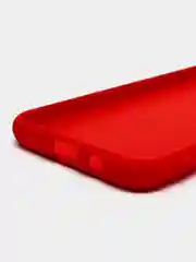 Красный чехол силиконовый Silicone Cover для Tecno Spark 7 (Техно Спарк 7)