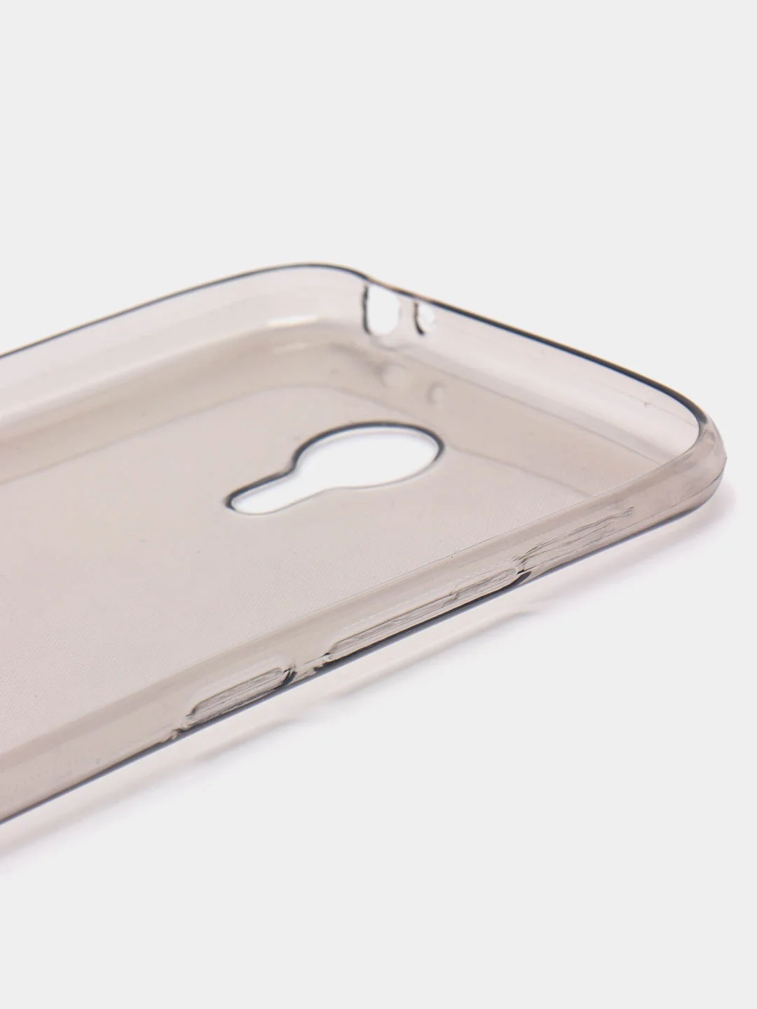 Серый меланж прозрачный силиконовый чехол на Meizu M3 Note/MX6