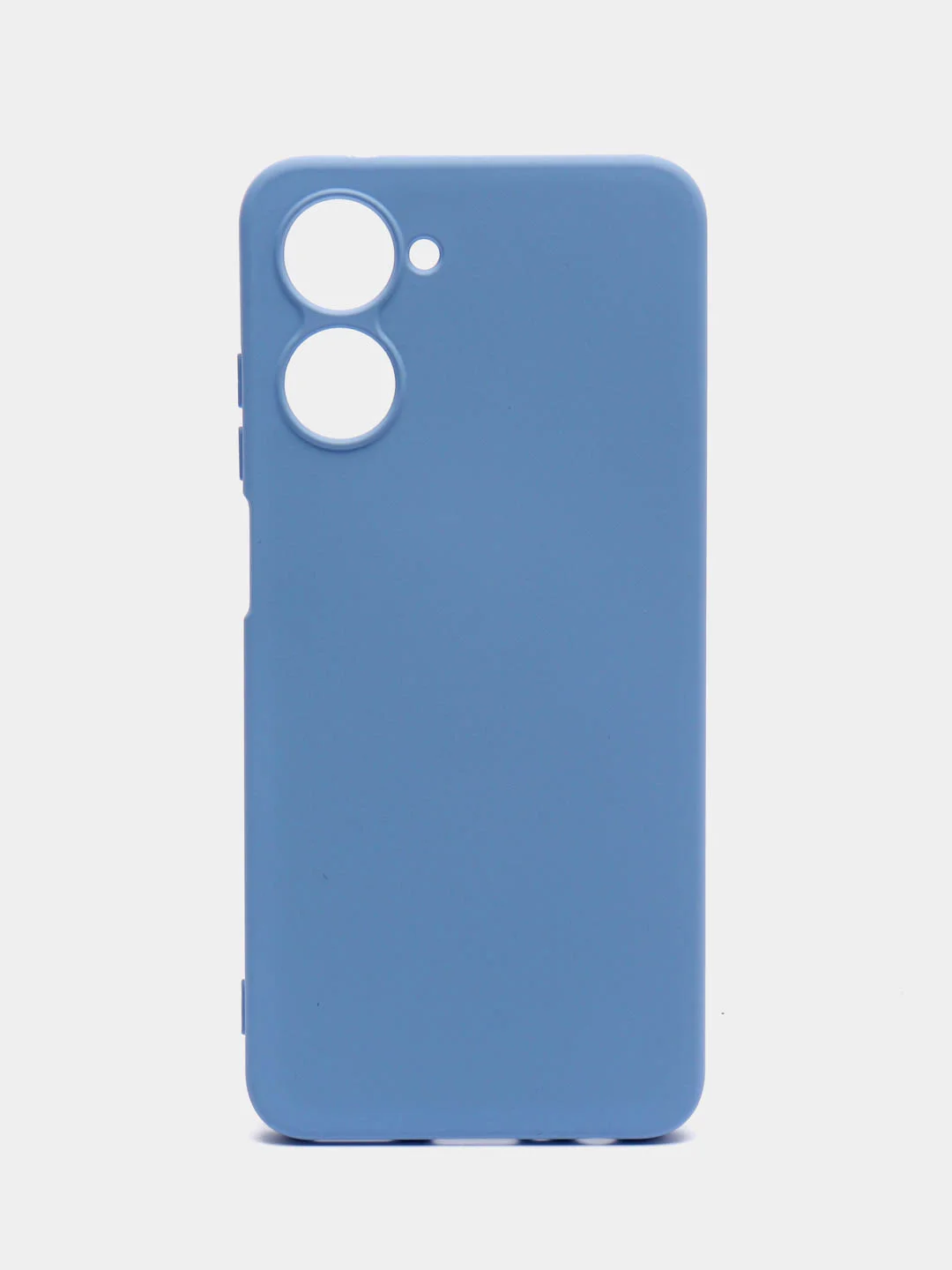 Небесно-голубой чехол силиконовый Silicone Cover для Realme 10 (Реалми 10)