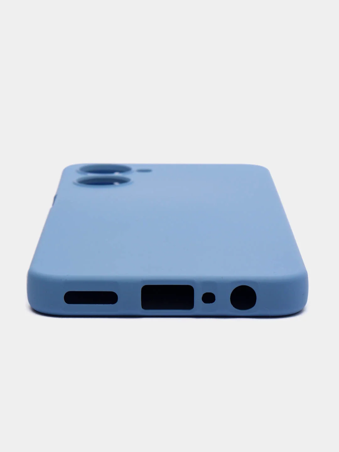 Небесно-голубой чехол силиконовый Silicone Cover для Realme 10 (Реалми 10)