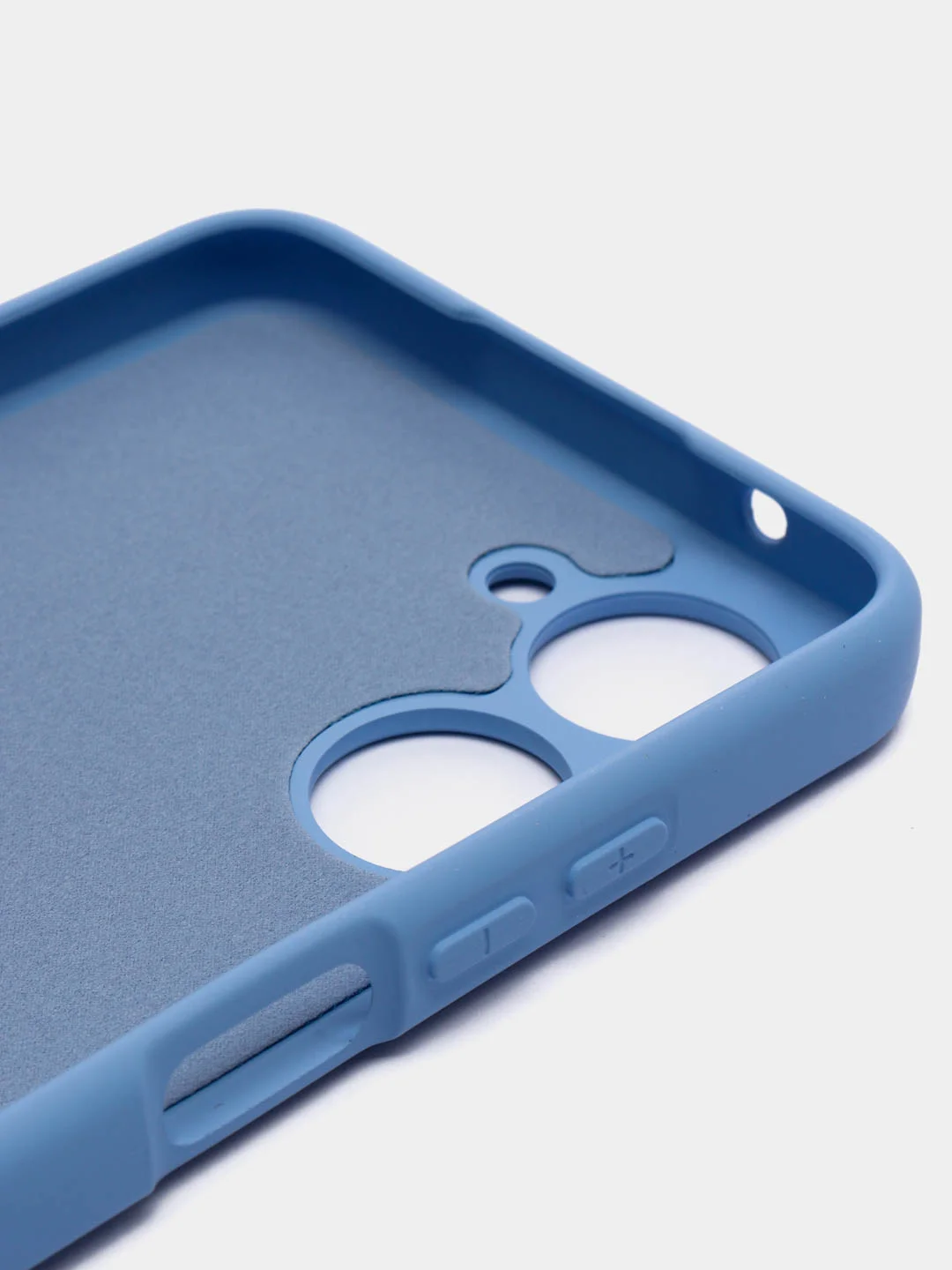 Небесно-голубой чехол силиконовый Silicone Cover для Realme 10 (Реалми 10)