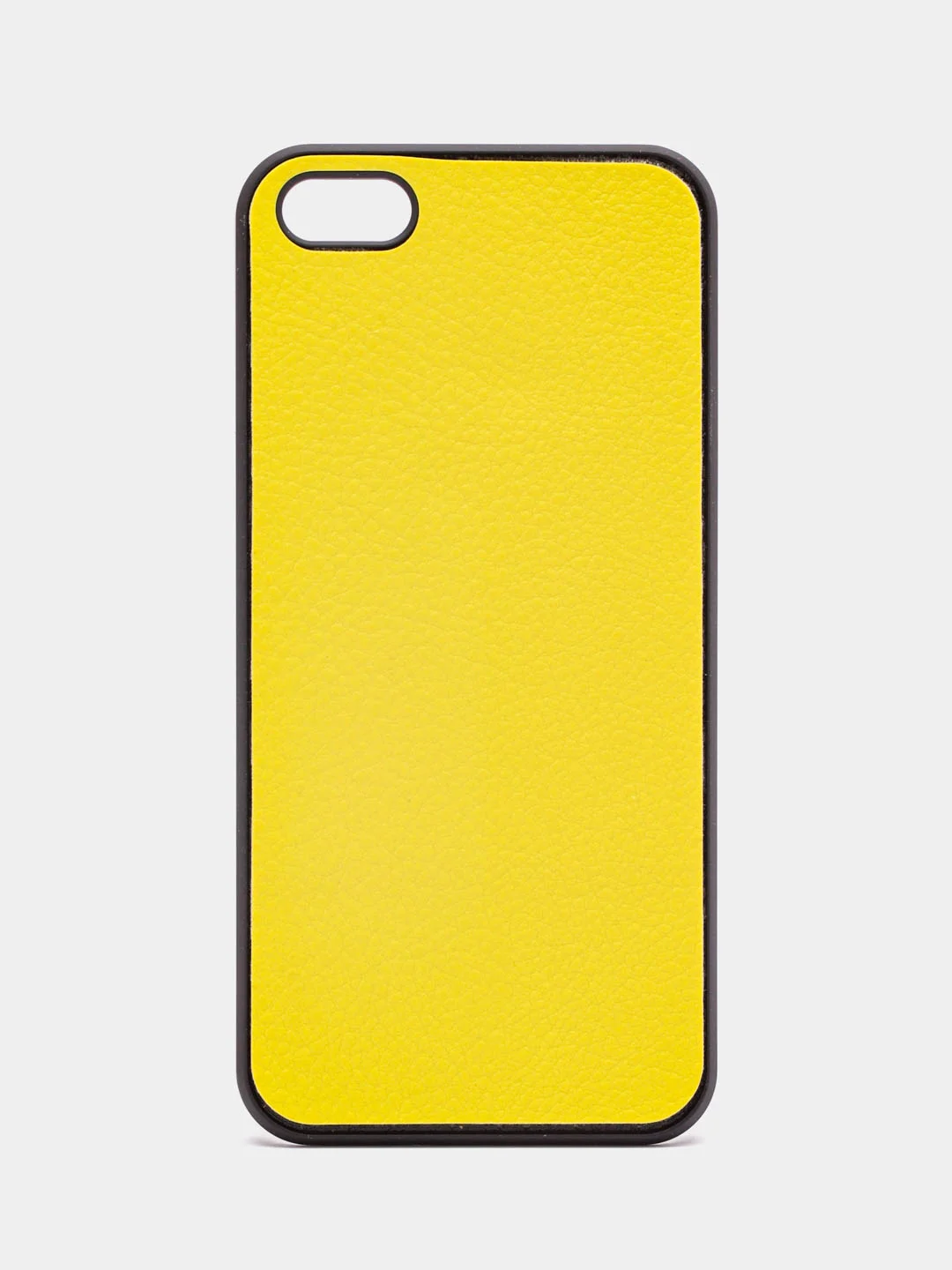 Пластиковый чехол для iPhone 5/5s/SE, с кожаной вставкой