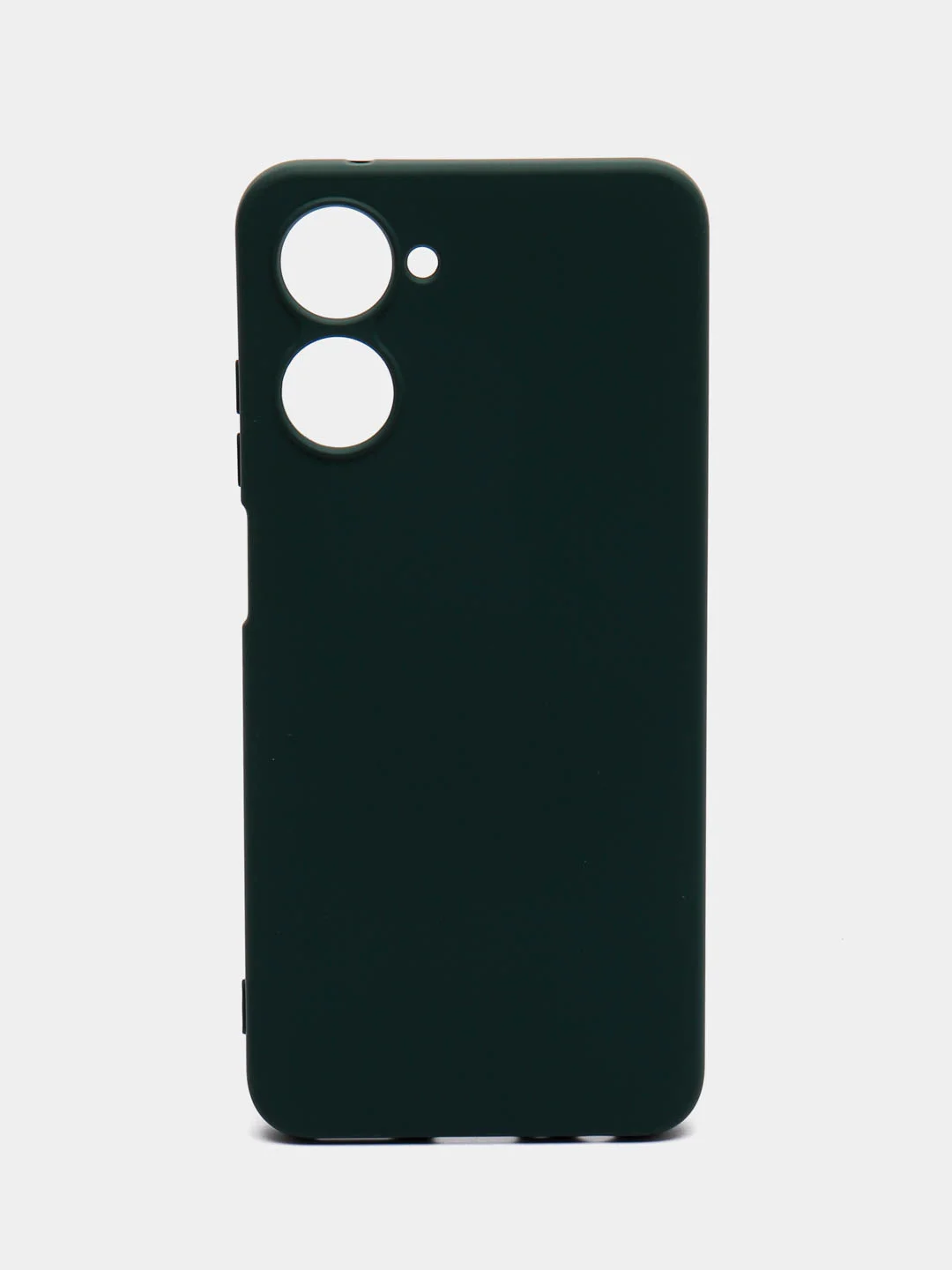 Тёмно-зелёный чехол силиконовый Silicone Cover для Realme 10 (Реалми 10)