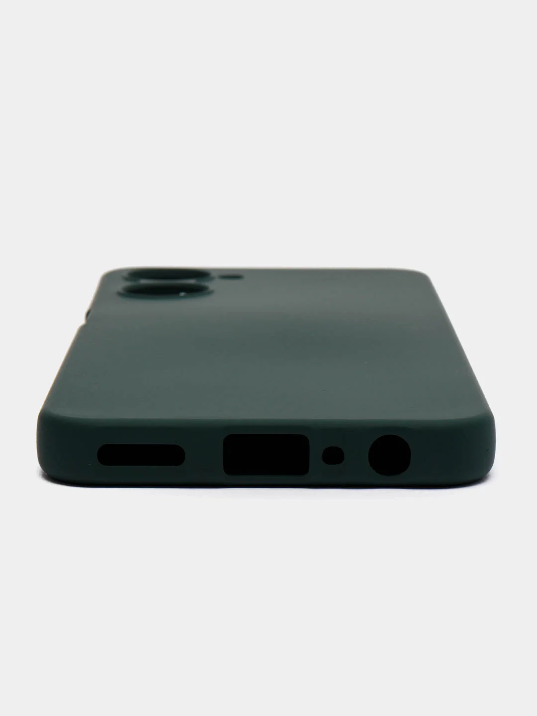 Тёмно-зелёный чехол силиконовый Silicone Cover для Realme 10 (Реалми 10)