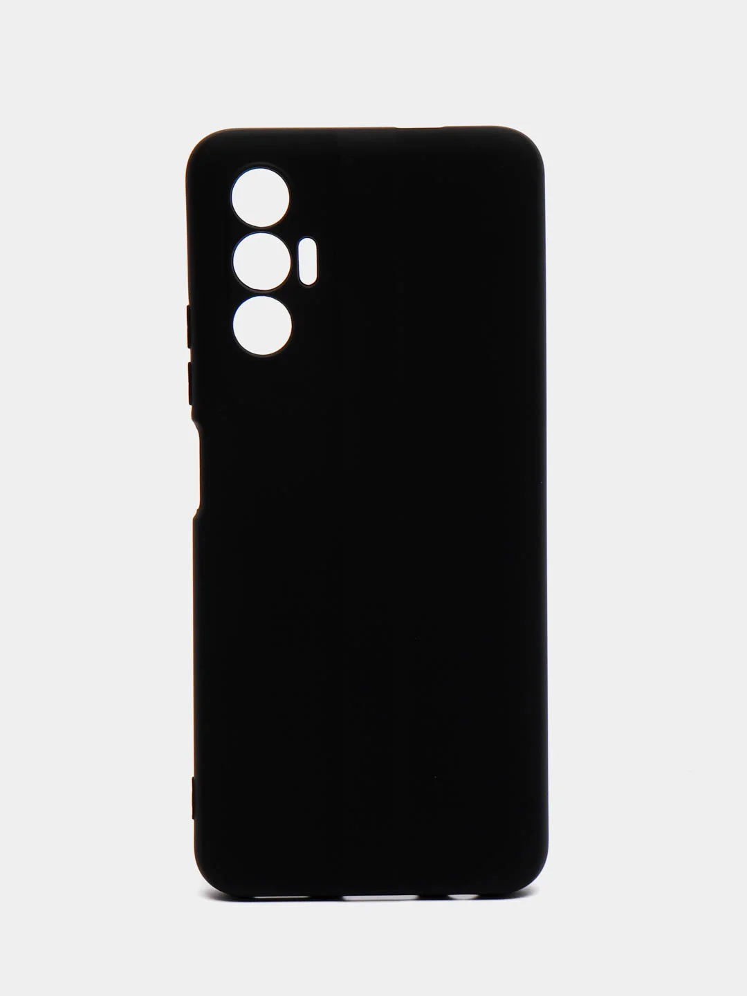 Черный чехол силиконовый Silicone Cover для Tecno Pova 3 (Техно Пова 3)