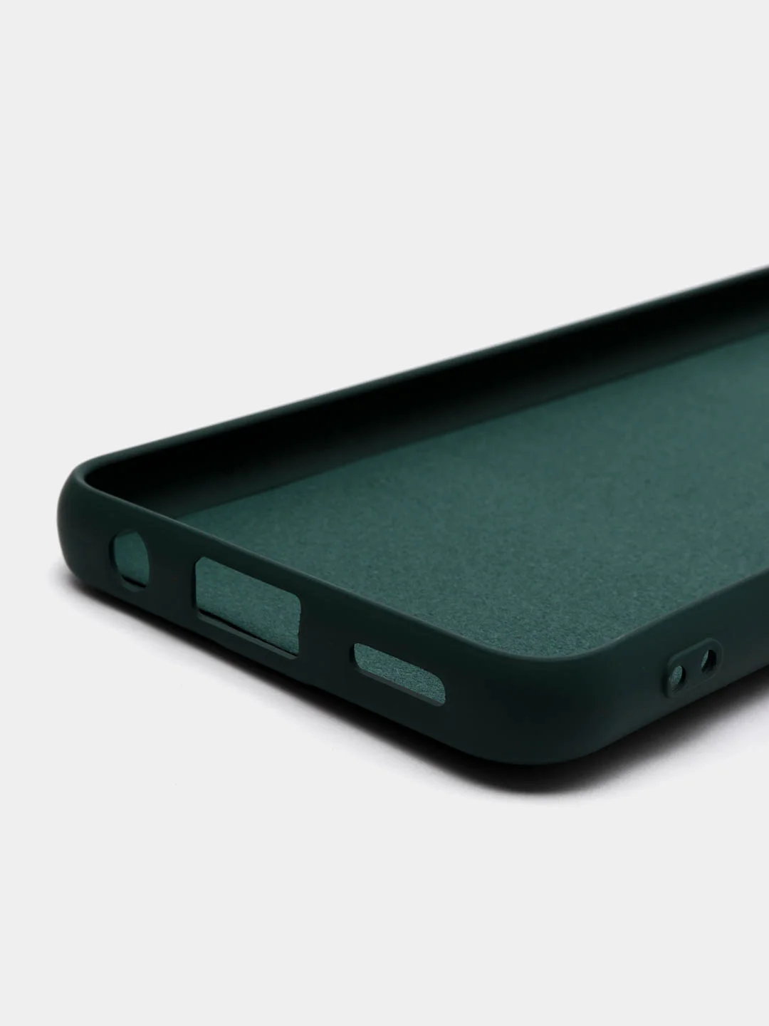 Тёмно-зелёный чехол силиконовый Silicone Cover для Tecno Pova 3 (Техно Пова 3)