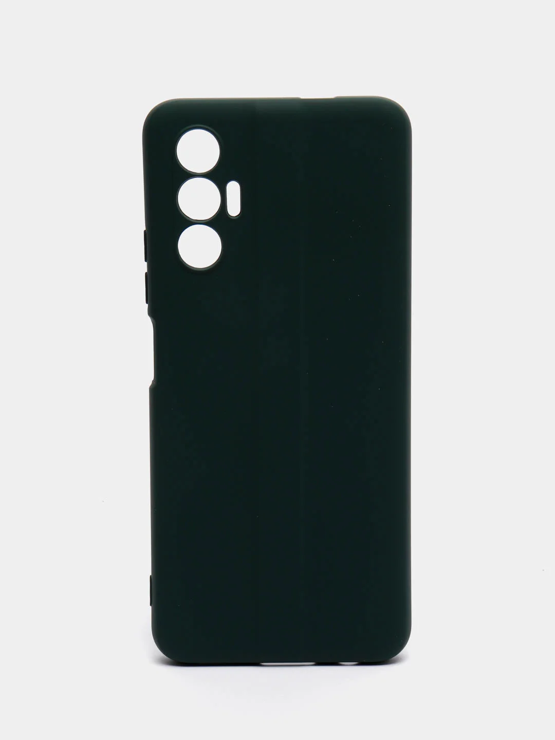 Тёмно-зелёный чехол силиконовый Silicone Cover для Tecno Pova 3 (Техно Пова 3)