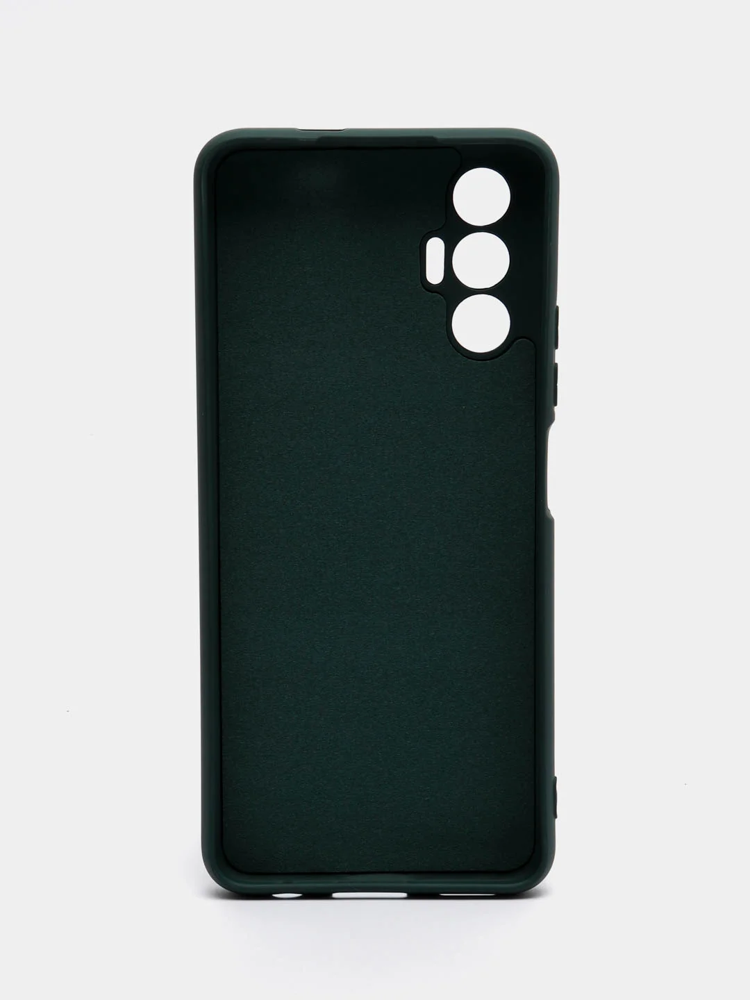 Тёмно-зелёный чехол силиконовый Silicone Cover для Tecno Pova 3 (Техно Пова 3)