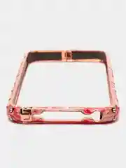 Коралловый меланж бампер алюминиевый со стразами для iPhone 5, 5s