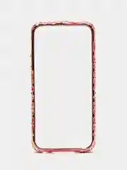 Коралловый меланж бампер алюминиевый со стразами для iPhone 5, 5s