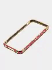 Конфетный бампер алюминиевый со стразами для iPhone 5, 5s