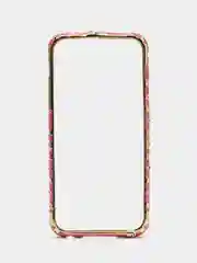 Конфетный бампер алюминиевый со стразами для iPhone 5, 5s