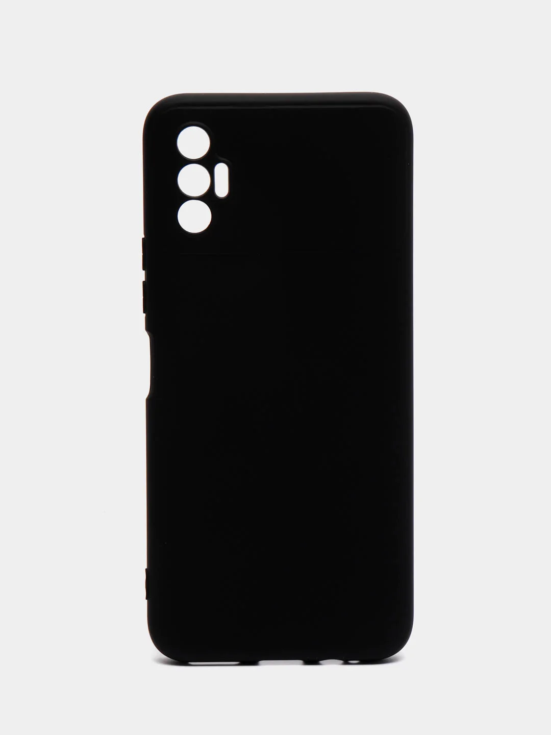Черный чехол для Tecno Spark 8P (Техно Спарк 8Р), силиконовый